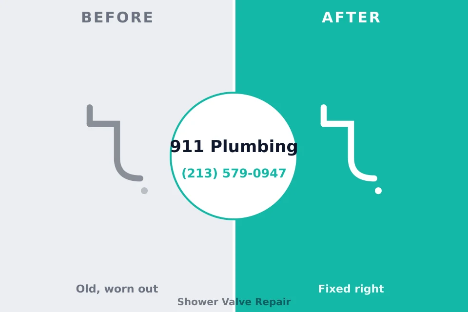 Before and after: plumbing repair Gates Mills, OH